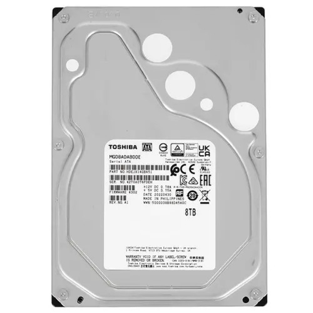 Toshiba Жесткий диск 8TB HDD Server MG08ADA800E