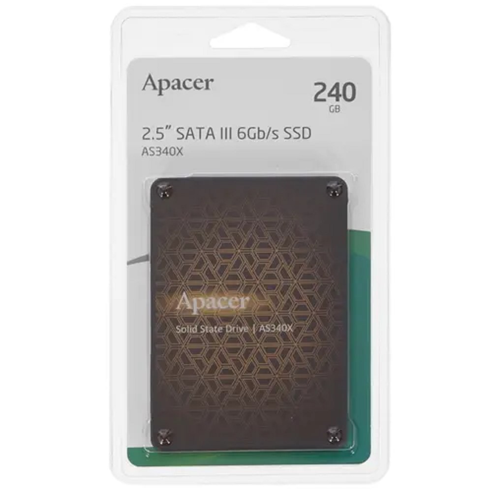 Apacer накопитель SSD 240GB AS340X AP240GAS340XC-1