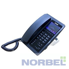 D-Link VoIP-телефон DPH-200SE F1A IP-телефон с цветным дисплеем, 1 WAN-портом 10 100Base-TX, 1 LAN-портом 10 100Base-TX и поддержкой PoE для гостиниц