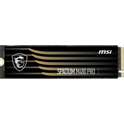 MicroStar носитель информации SSD накопитель MSI Spatium M480 Pro 4ТБ, M.2 2280, PCIe 4.0 x4, NVMe, M.2 s78-440r050-p83