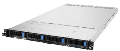 Asus Серверная платформа RS700-E11-RS4U, 1U, 2 x LGA4677, 32 DIMM DDR5, 4 x 3.5 2.5" hs SATA SAS NVME, 2 m.2, Up to 3+1 PCIe slot +-1 x OCP 3.0 , 2 x 10Gbe X710 RJ45 port, 1+1 1200W
