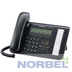 Panasonic Телефон KX-DT543RUB Цифр.тел.с диспл. 3 строки, 24 клавиши, порт XDP для KX-TDA TDE NCP NS