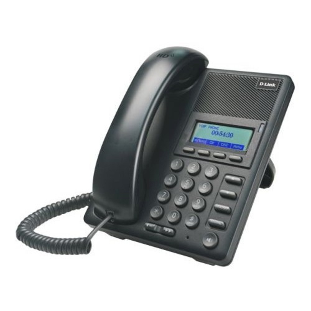 D-Link VoIP-телефон DPH-120S F1C IP-телефон с 1 WAN-портом 10 100Base-TX, 1 LAN-портом 10 100Base-TX
