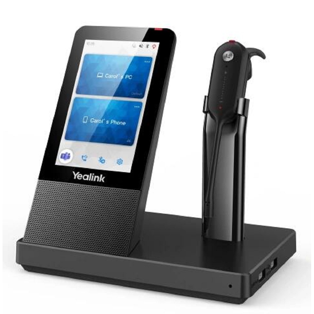 Yealink Гарнитуры WH67 UC Гарнитура беспроводная, черный 306578