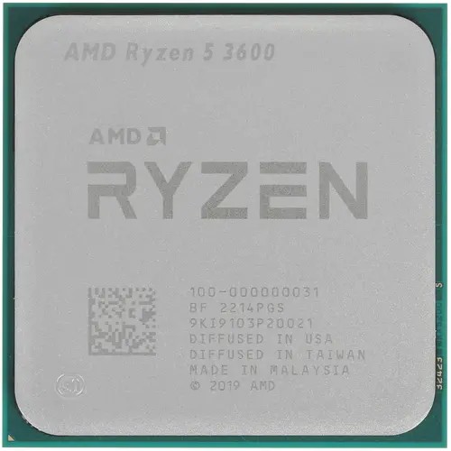 Amd Процессор CPU Ryzen 5 3600 OEM 100-000000031 3.6GHz up to 4.2GHz Without Graphics AM4