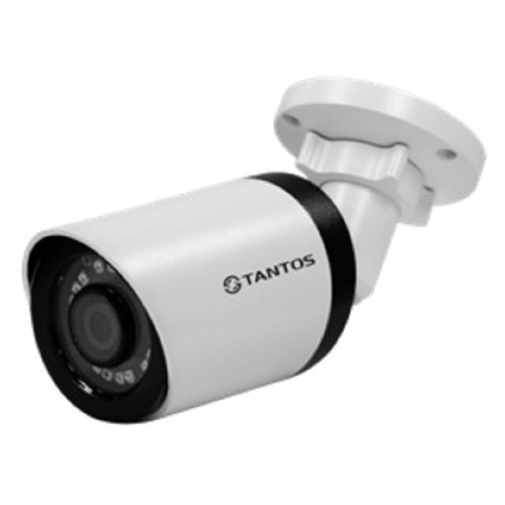 Tantos Камеры видеонаблюдения TSi-Pe25FP - IP видеокамера уличная 2 мегапиксельная с фиксированным объективом и питанием PoE