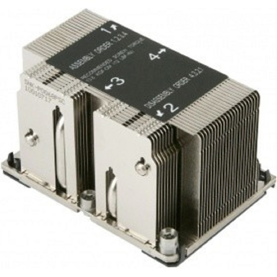 Supermicro Опция к серверу SNK-P0068PSC - 2U Passive CPU Heat Sink for LGA 3647, 108x78x64