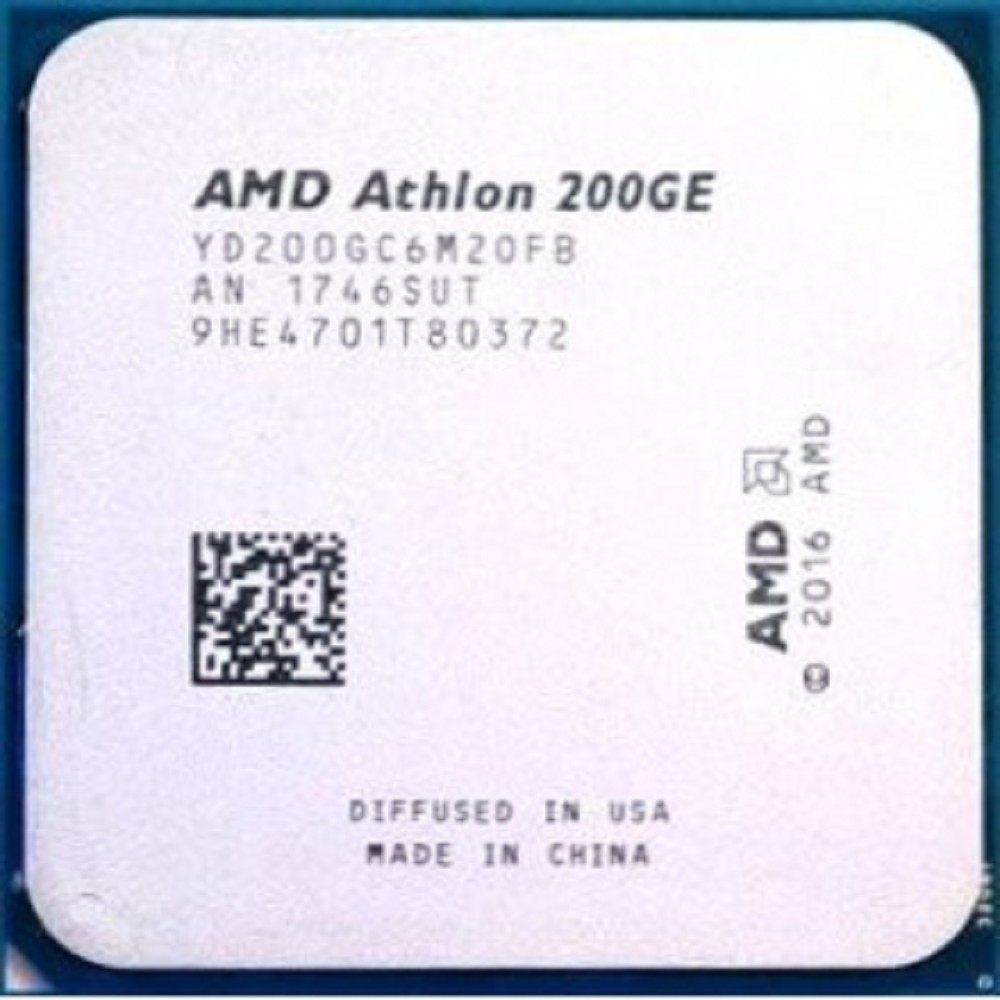 Amd Процессор CPU Athlon 200GE OEM YD200GC6M2OFB 3.2 GHz 2core 1+4Mb SVGA RADEON Vega 3 35W Socket AM4