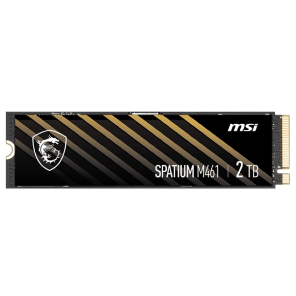 MicroStar Твердотельный накопитель SSD MSI 2TB PCIe 4.0 NVMe M.2 SPATIUM M461