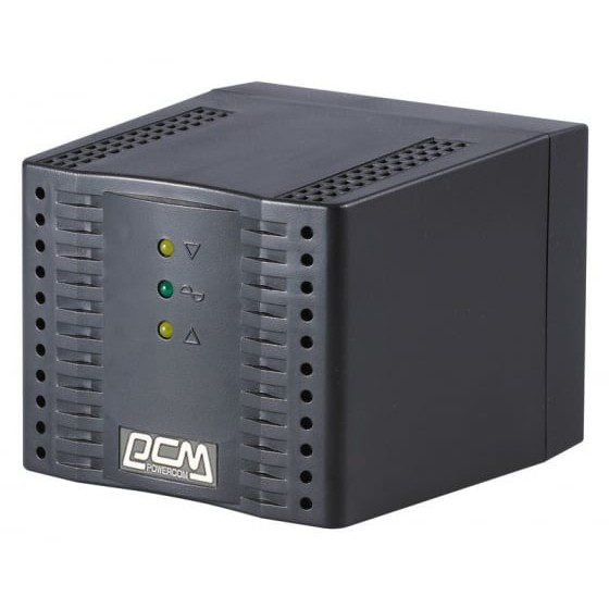 PowerCom Стабилизатор напряжения TCA-1200 Black Tap-Change, 600W