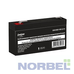 EXEGATE батареи EP249950RUS Аккумуляторная батарея DT 12022 12V 2.2Ah, клеммы F1