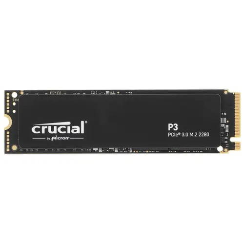 Crucial накопитель SSD 2Tb P3 3D NAND M2 PCIe NVMe R3500Mb s W3000MB s CT2000P3SSD8