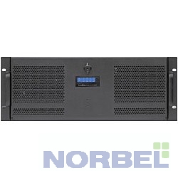Procase Корпус GM438D-B-0 Корпус 4U Rack server case, черный, панель управления, без блока питания, глубина 380мм, MB 12"x13"