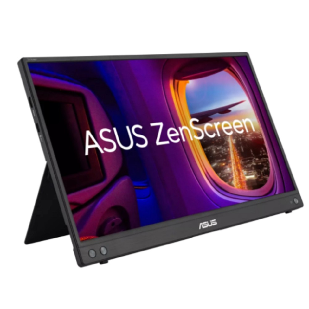 Asus Монитор MB16AHV ZenScreen 15.6", 16:9, IPS, 5ms, 1920x1080, 600Hz, 250cd, 800:1, 178 178 , Mini HDMI, 2 USB-C, Dark Gray 90LM0383-B01N70