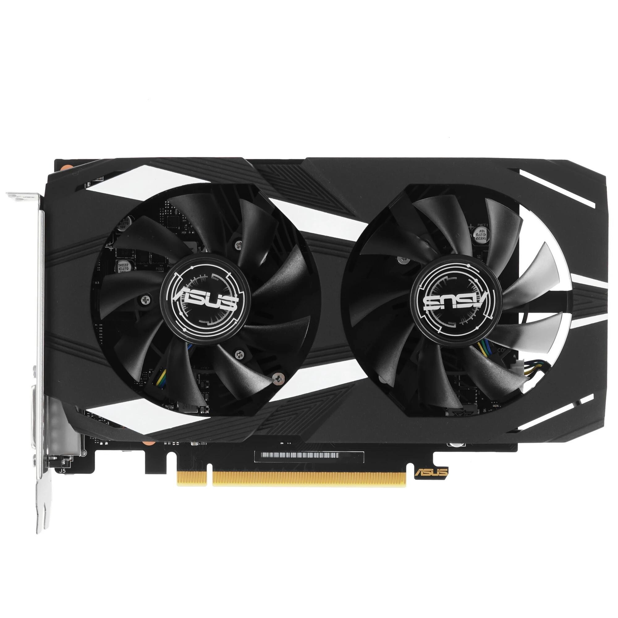 Asus Видеокарта GeForce RTX3050 Dual OC Edition 6GB GDDR6 96Bit DP DVI HDMI DUAL-RTX3050-O6G RTL