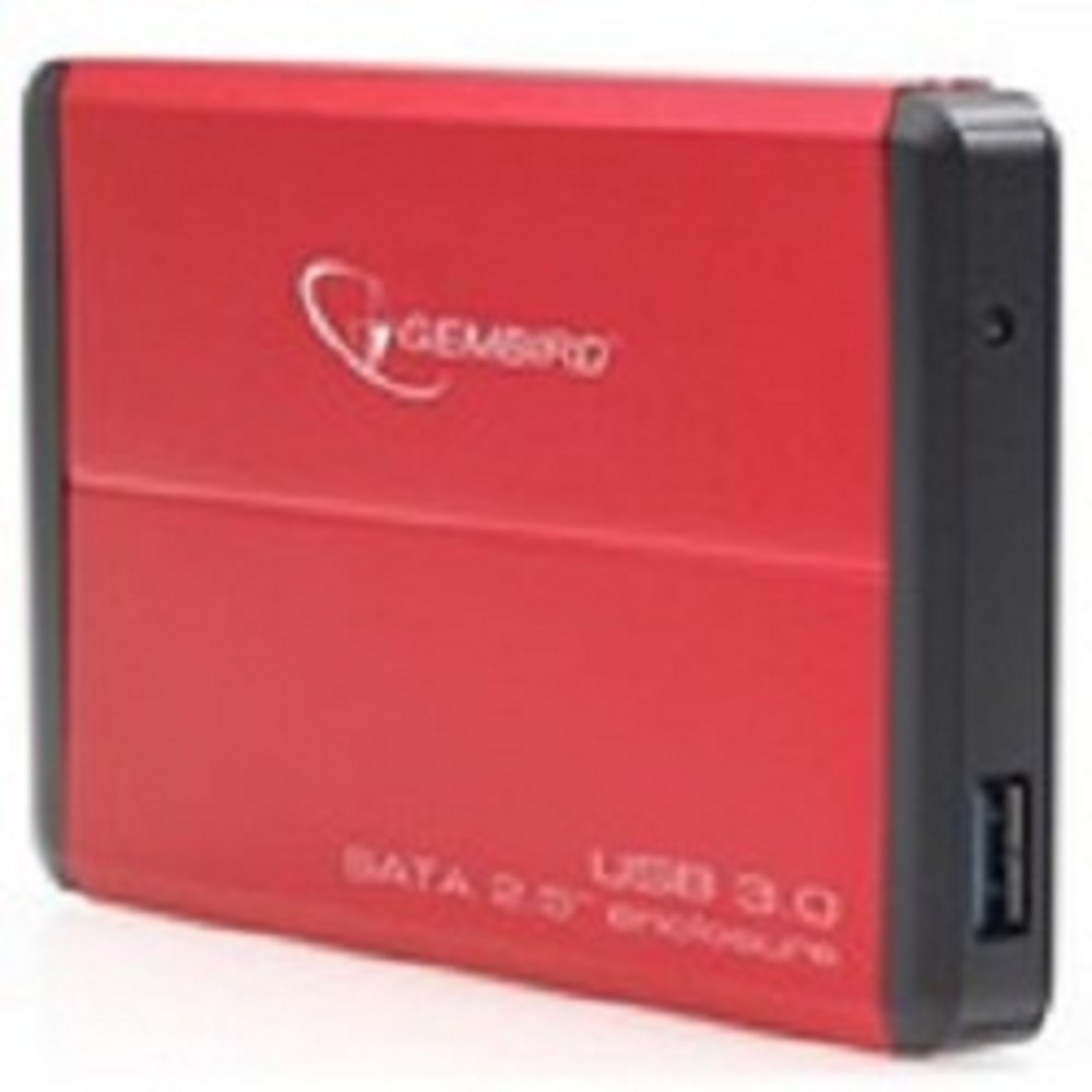 Gembird Контейнер для HDD EE2-U3S-2-R Внешний корпус 2.5" EE2-U3S-2 , красный, USB 3.0, SATA