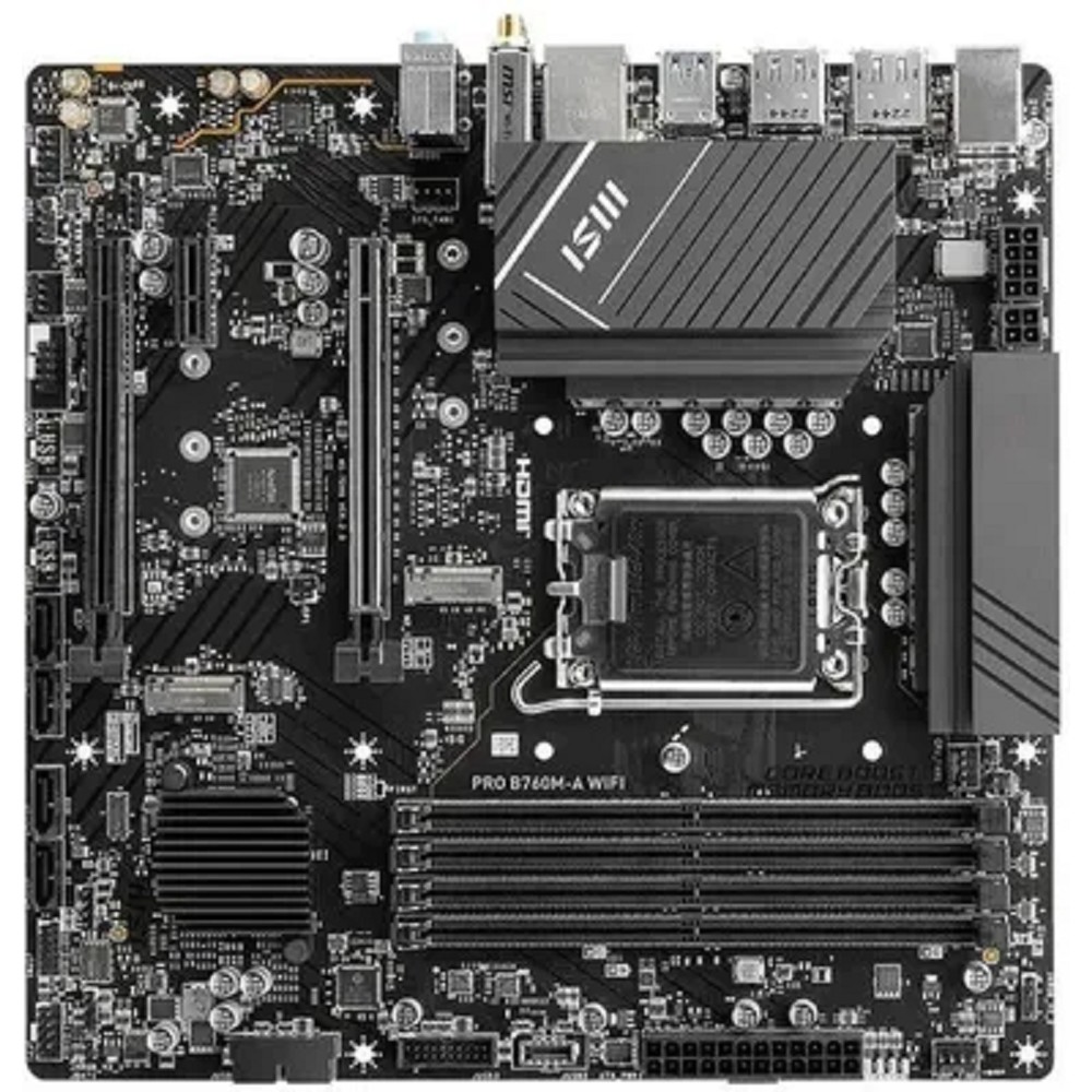 MicroStar Материнская плата MSI PRO B760M-A WIFI