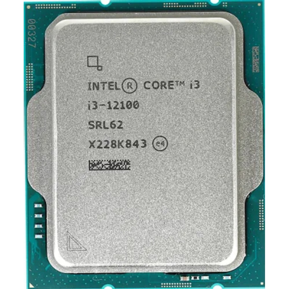 Intel Процессор CPU Core i3-12100 Alder Lake OEM 3.3 ГГц 4.3 ГГц в режиме Turbo, 12MB, UHD Graphics 730, LGA1700