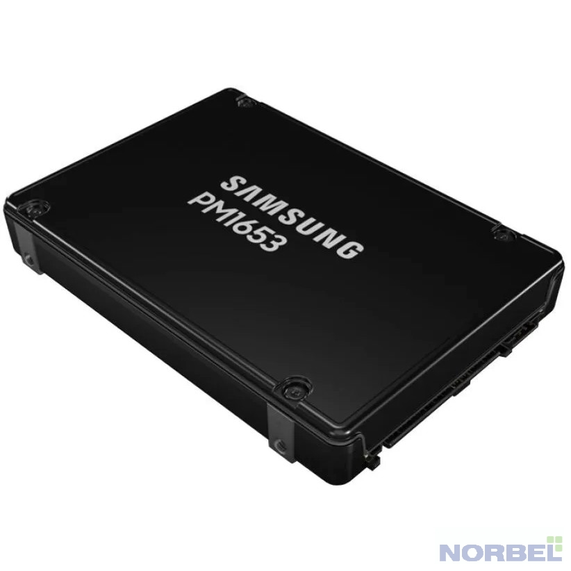 Samsung накопитель SSD 960GB PM1653, 2.5" 15mm, SAS 24Gb s, 3D TLC, MZILG960HCHQ-00A07
