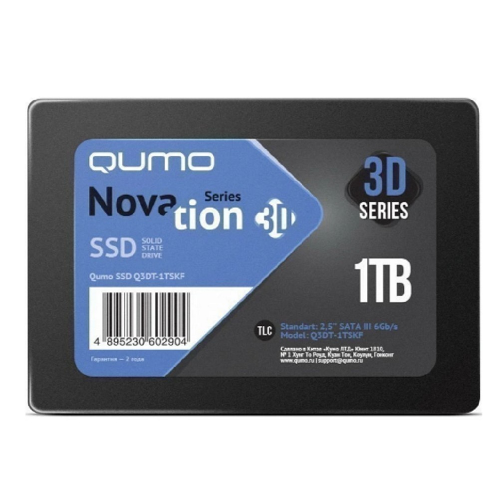Qumo накопитель SSD 1TB QM Novation Q3DT-1TSCY