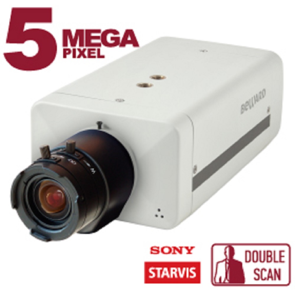 BEWARD Камера видеонаблюдения B5360B Корпусная IP-камера 5Мп, 1 2.8'' КМОП SONY Starvis, microSDXC до 256 ГБ