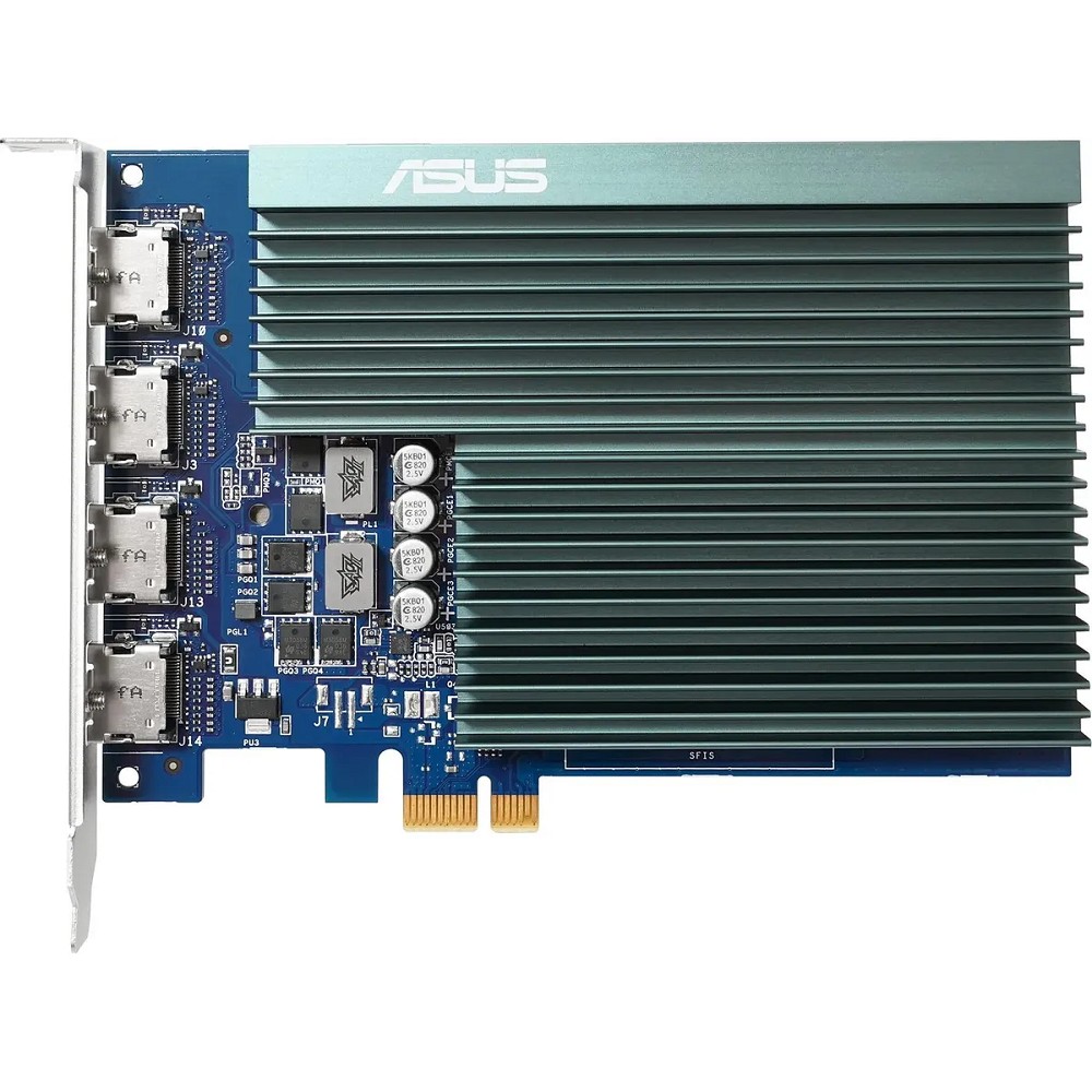 Asus Видеокарта GeForce GT730 2GB GDDR5 64Bit 4 HDMI GT730-4H-SL-2GD5 RTL