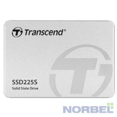 Transcend накопитель SSD TS500GSSD225S, 500GB, 2.5" 7mm, SATA3, R W 530 480MB s, IOPs 55 000 75 000, TBW 180, DWPD 0.3 3 года