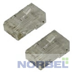 5bites Коннектор US100A US010A Коннектор RJ-45 8p8c 6кат., зол.напыление 1шт