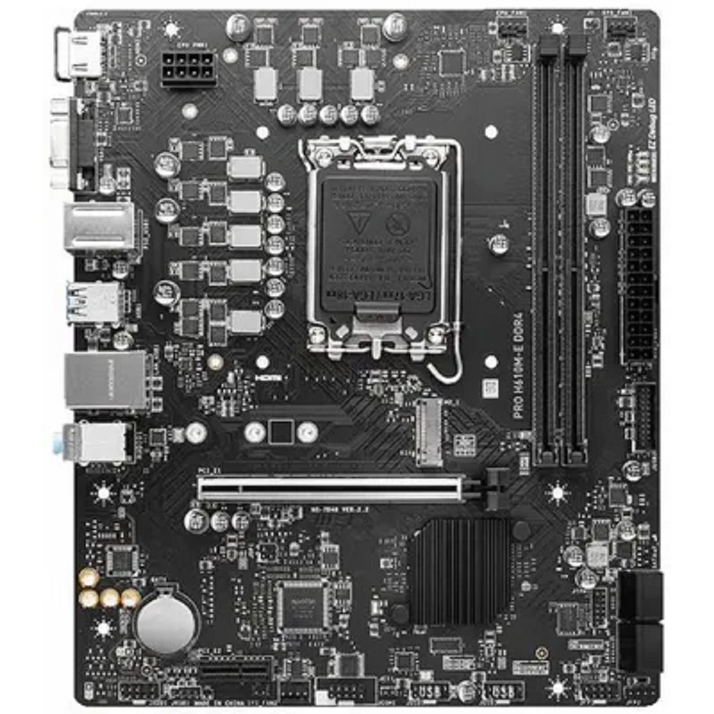 MicroStar Материнская плата MSI PRO H610M-E DDR4