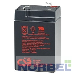 Csb батареи Батарея GP645 6V 4.5Ah