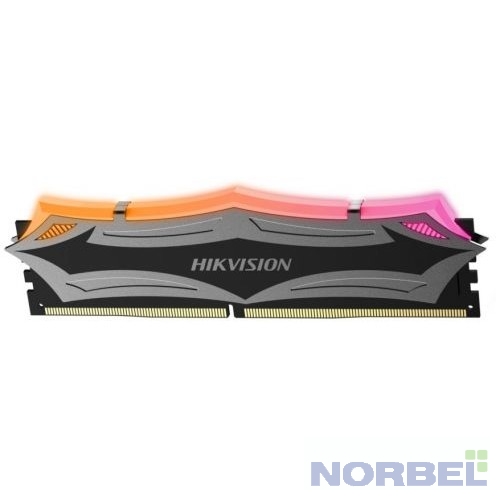 Hikvision Память DDR4 8Gb 3200MHz HKED4081CBA2D2ZA4 8G U100 RGB RTL Gaming PC4-25600 CL16 DIMM 288-pin 1.35В с радиатором Ret