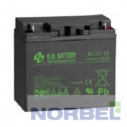 B.B. Battery батареи Аккумулятор BC 17-12 12V 17Ah