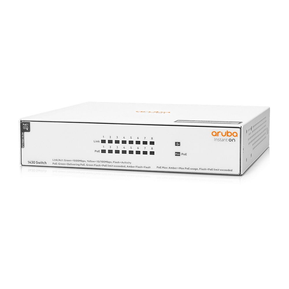 Hp Сетевое оборудование Switch Enterprise Aruba Instant On 1430 8G Class4 PoE 64W Switch