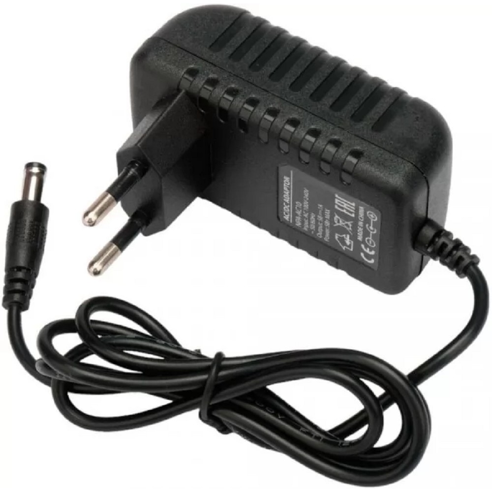 Gembird Аксессуар к ноутбуку Блок питания узкий 5В 1А, 5Вт, 1 штекер 5,5х2,5мм NPA-AC10