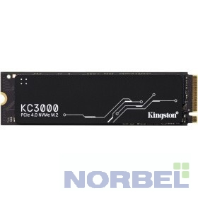 Kingston накопитель SSD 512Gb M.2 SKC3000S 512G M.2 2280 NVMe