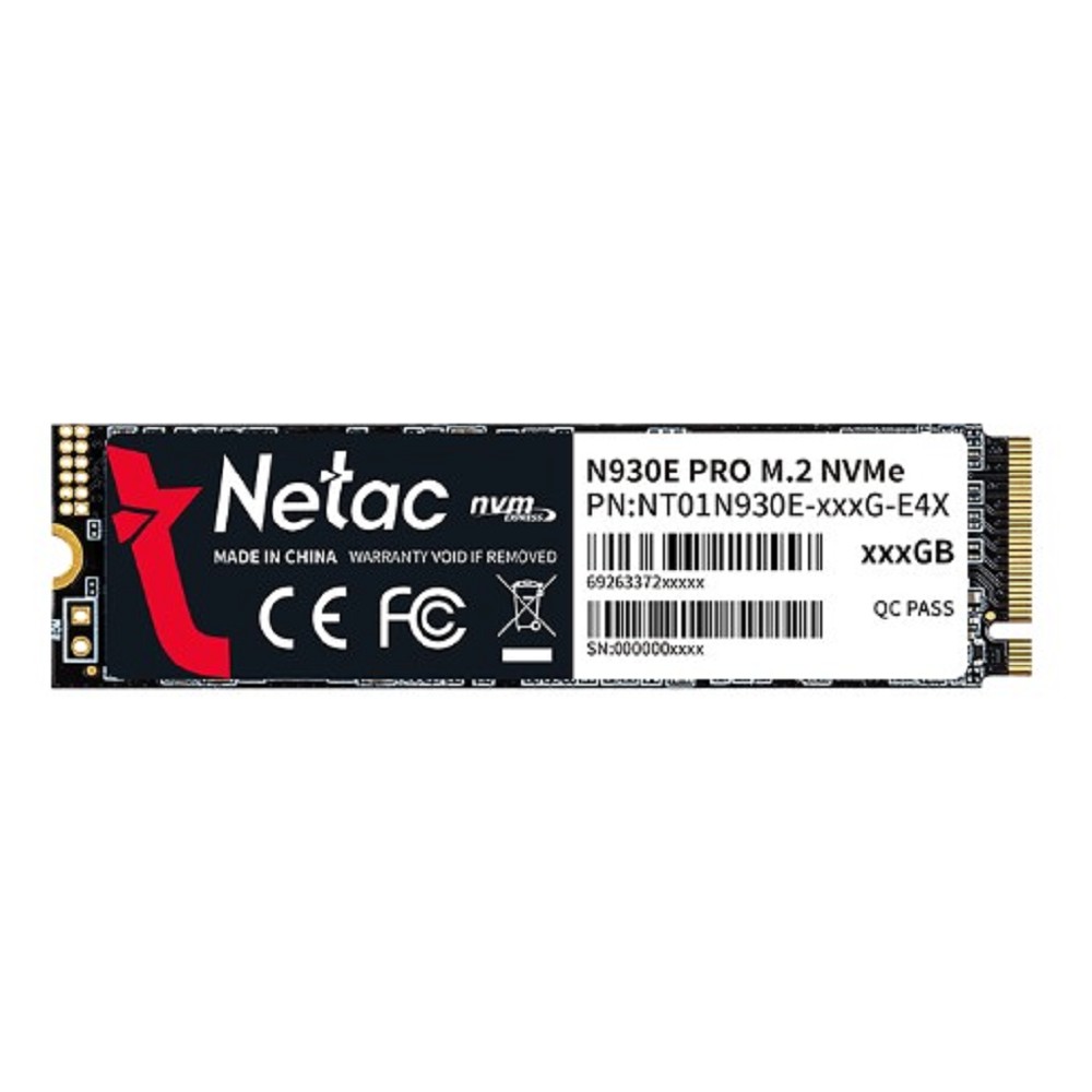 Netac Накопитель SSD PCI-E 3.0 256Gb NT01N930E-256G-E4X N N930E Pro M.2 2280