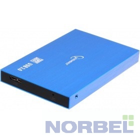 Gembird Контейнер для HDD EE2-U3S-56 Внешний корпус 2.5" синий металлик, USB 3.0, SATA, алюминий
