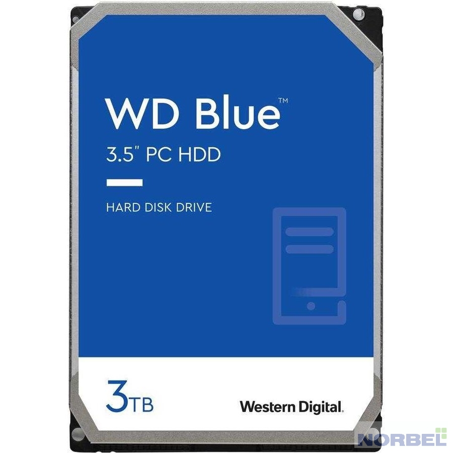 Western digital Жесткий диск 3TB WD Blue WD30EZAZ