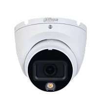 DAHUA Видеонаблюдение DH-HAC-HDW1200TLMP-IL-A-0280B-S6 Уличная турельная HDCVI-видеокамера с интеллектуальной двойной подсветкой 2Мп, объектив 2.8мм, ИК 20м, LED 20м, IP67, корпус: металл