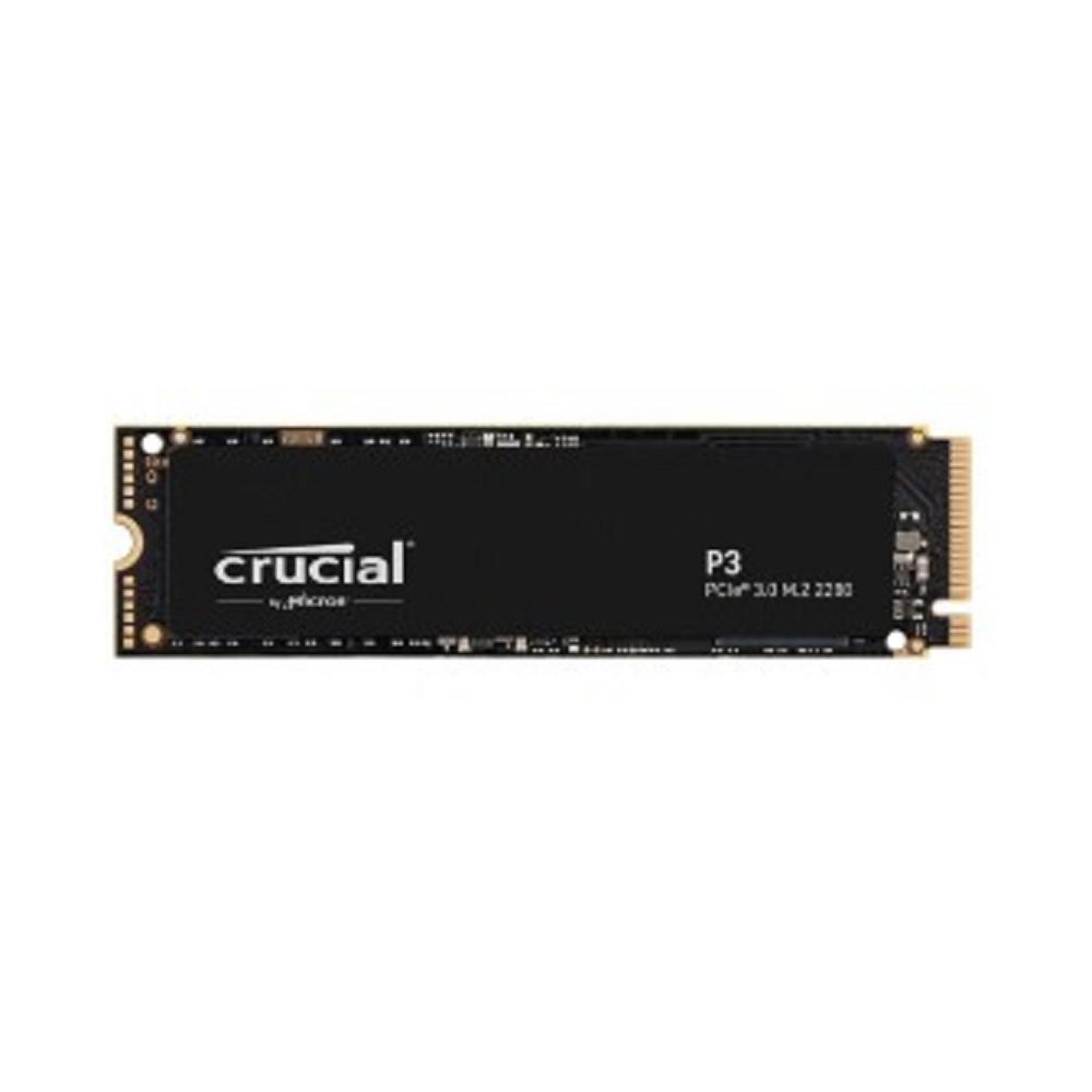 Crucial накопитель SSD 1000GB P3 M.2 2280 PCIe NVMe 3.0 x4 CT1000P3SSD8