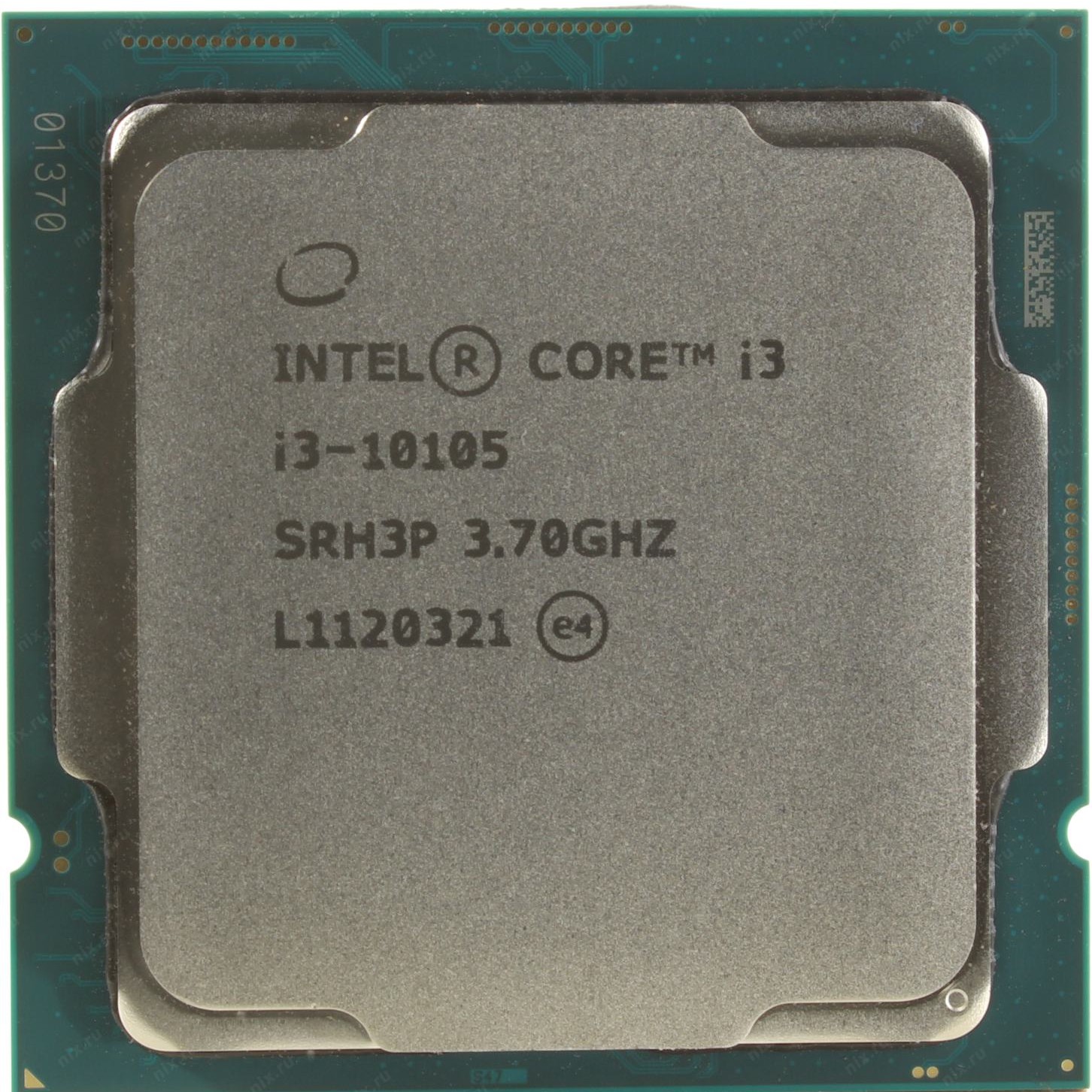 Intel Процессор CPU Core i3-10105 OEM 3.7GHz, 6MB, LGA1200