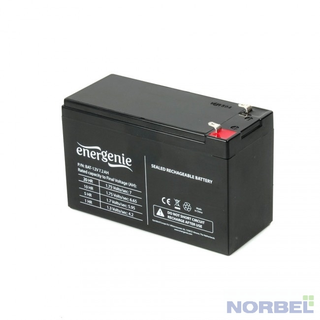 Gembird батареи Energenie Аккумулятор для Источников Бесперебойного Питания BAT-12V7.2AH