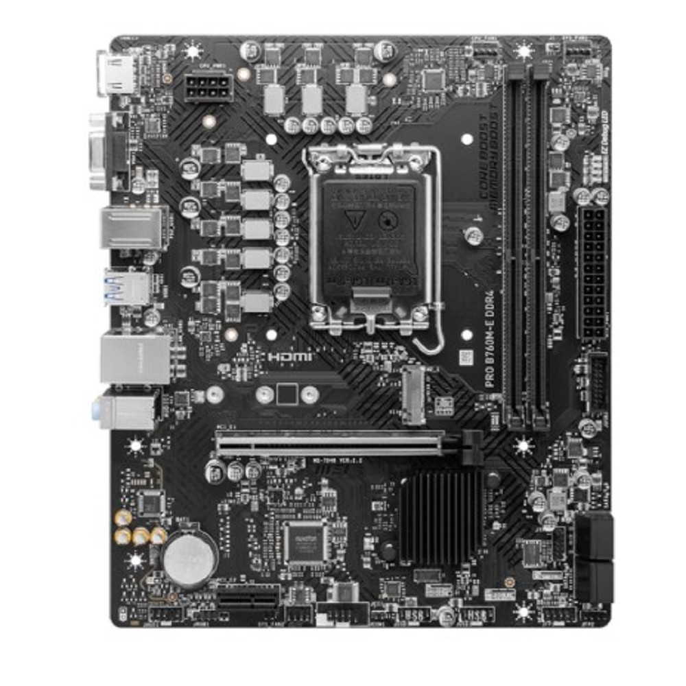 MicroStar Материнская плата MSI PRO B760M-E DDR4
