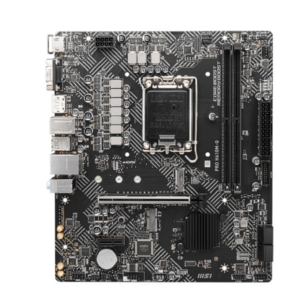 MicroStar Материнская плата MSI PRO H610M-G, LGA 1700, Intel H610, mATX, Ret