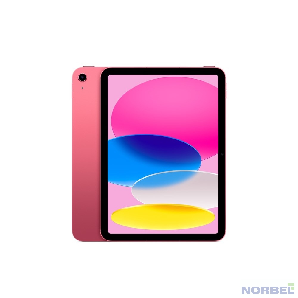 Apple Планшетный компьютер 10.9-inch ipad Wi-Fi 64GB Pink 2022 MPQ33LL A