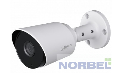 DAHUA Видеонаблюдение DH-HAC-HFW1200TP-0280B Камера видеонаблюдения 1080p, 2.8 мм, белый