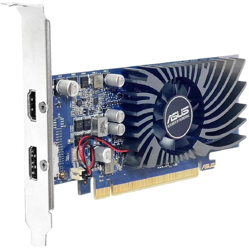 Asus Видеокарта GeForce GT1030 2Gb GDDR5 64 bit DP HDMI GT1030-2G-BRK RTL