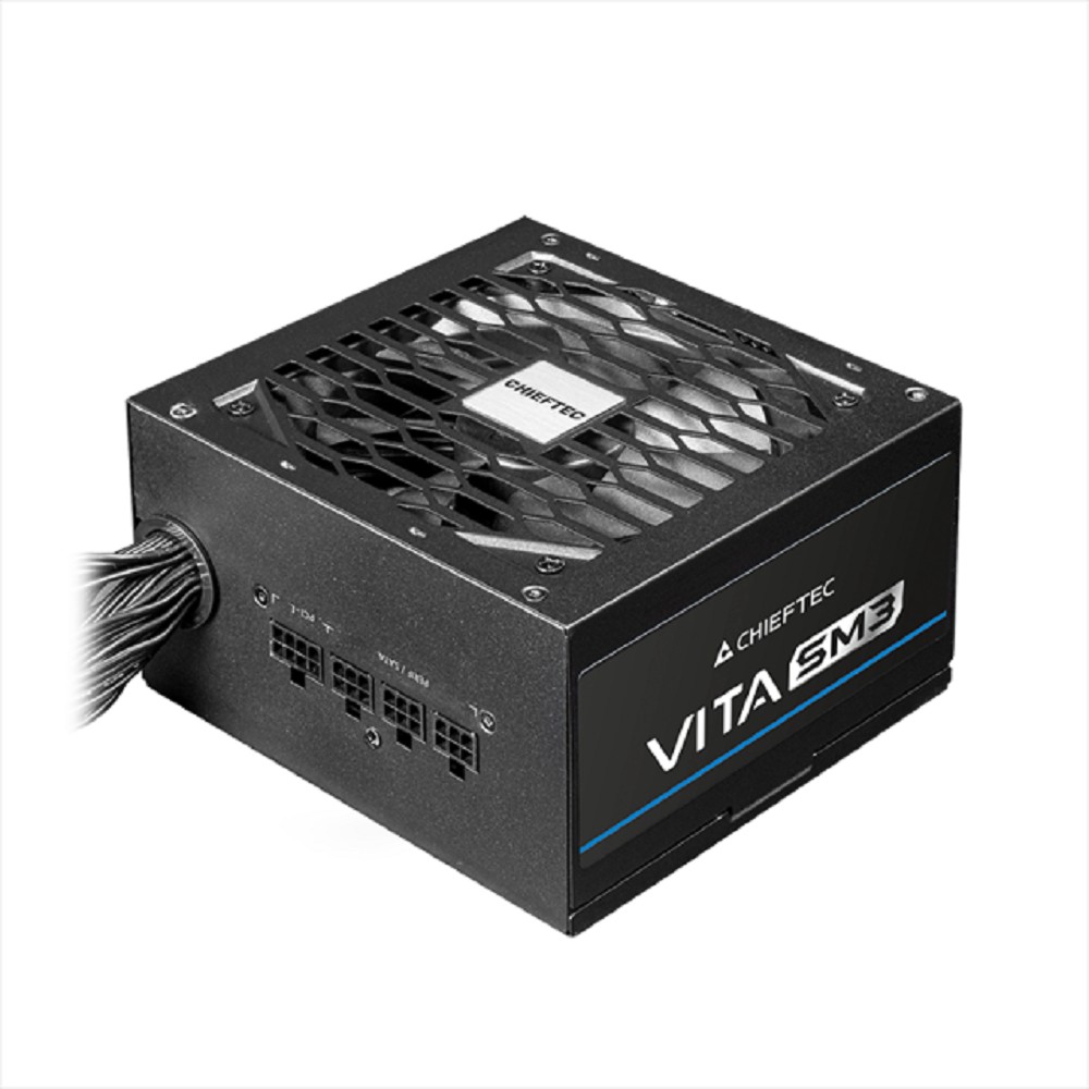 Chieftec Блок питания Vita SM3 BPX-750-C ATX 3.1, 750W, 80 PLUS BRONZE, Active PFC, 120mm fan, Semi-modular Cable Management Retail