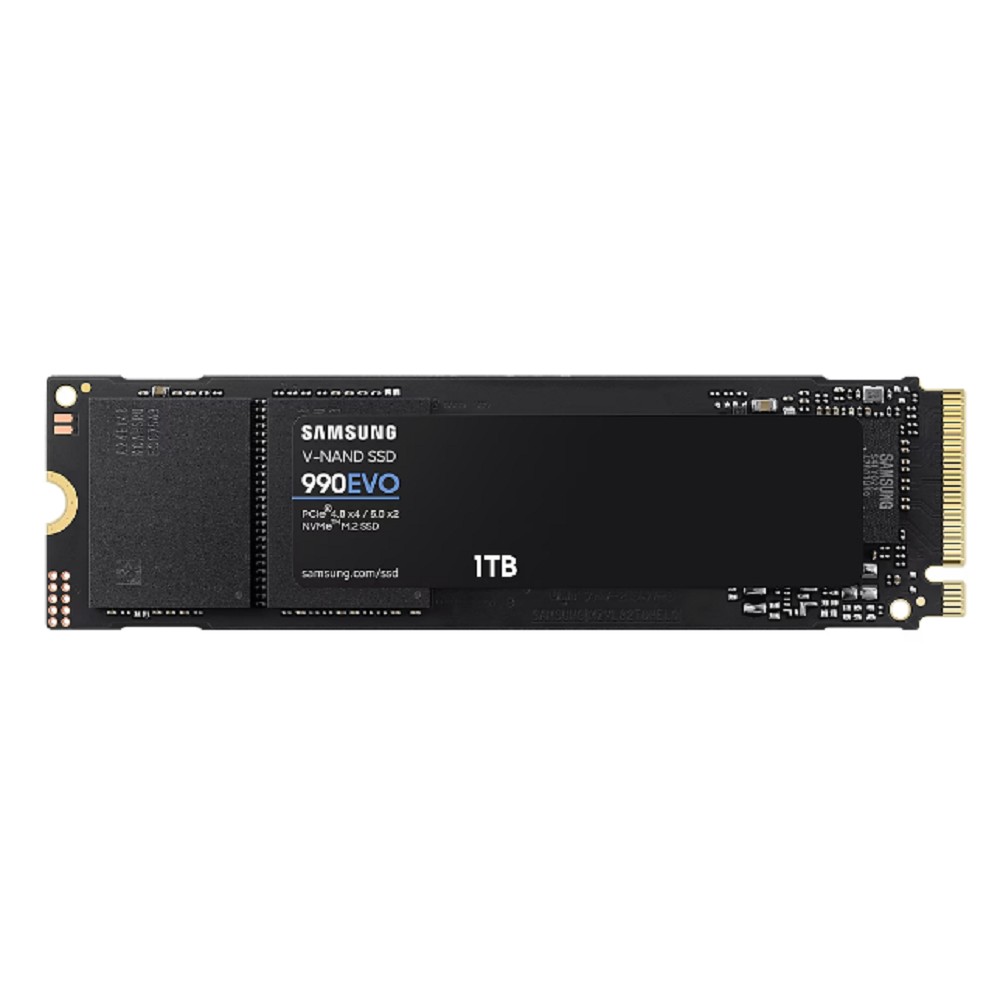 Samsung накопитель SSD 1Tb 990 EVO M.2 MZ-V9E1T0BW NVMe 2.0, PCIe 4.0 x4, V-NAND TLC