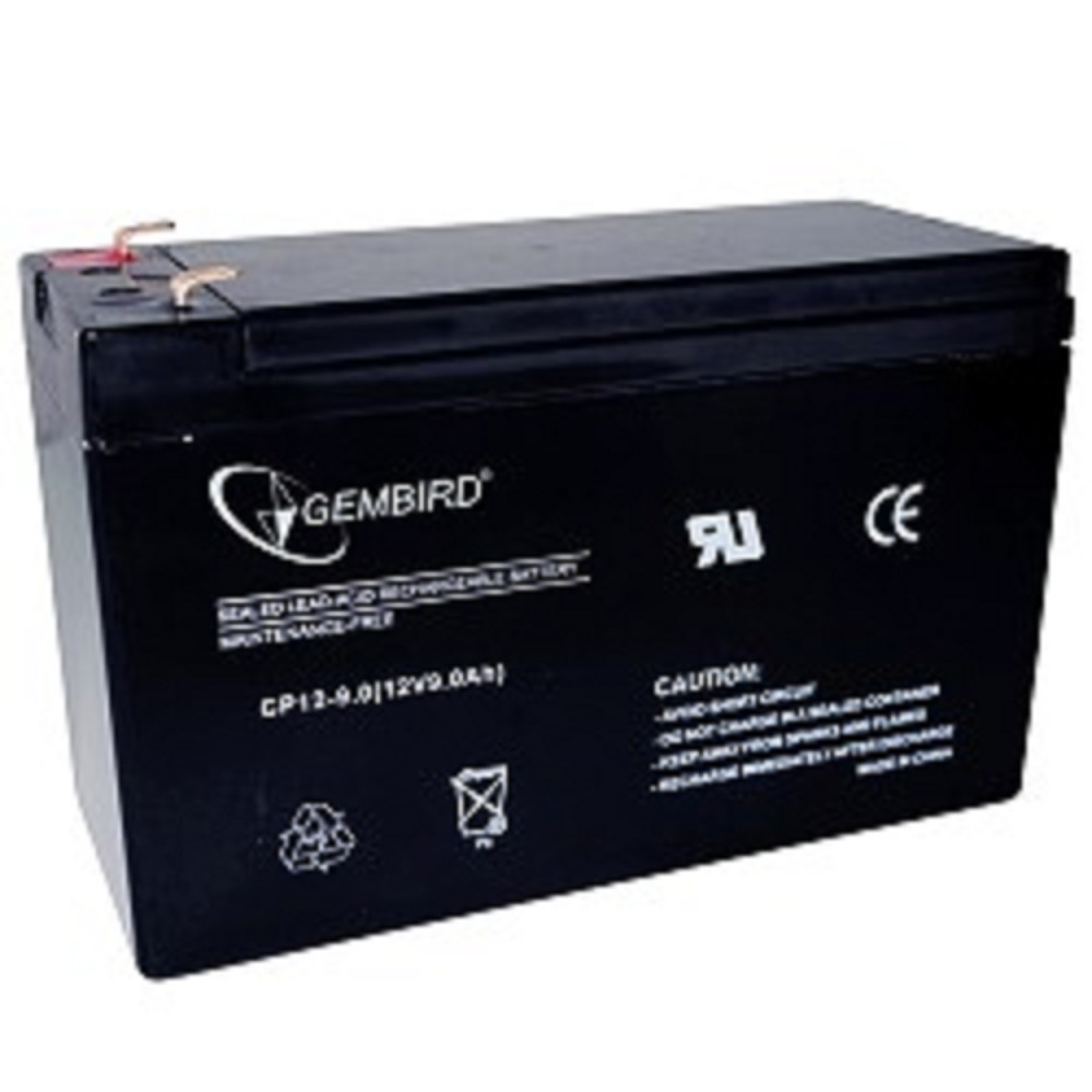 Gembird батареи Аккумулятор для Источников Бесперебойного Питания BAT-12V9AH